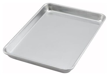 Winco Winware by ALXP-1013 Sheet Pan, 1/4-Size, Silver