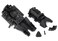 Traxxas 8629 Rear Bulkhead, Black
