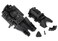 Traxxas 8629 Rear Bulkhead, Black