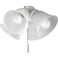 Progress Lighting AirPro 13.6" 4-Light Ceiling Fan Light Kit, White