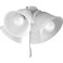 Progress Lighting AirPro 13.6" 4-Light Ceiling Fan Light Kit, White