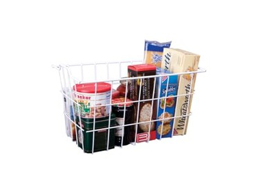 Grayline 40604, Deep Storage Basket, White