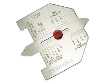 RIVERWELD Automatic Weld Size Welding Gauge Welder Tool Inch