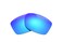 NicelyFit Polarized Replacement Lenses for Oakley Jupiter Squared Sunglasses ,Ice Blue Mirror