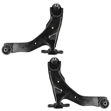 TRQ Front Lower Driver and Passenger Side Control Arm and Ball Joint Set 2