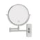 Nicesail Wall Mounted Magnifying Makeup Mirror Brushed Nickel 10x 8inch