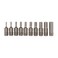 Wiha 72596 10 Piece Bit Set Hex Inch