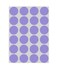 ChromaLabel Lavender Dot Stickers, 3/4 Inch Removable, 1008/Pack