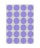 ChromaLabel Lavender Dot Stickers, 3/4 Inch Removable, 1008/Pack