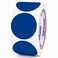 ChromaLabel 2 Inch Round Dark Blue Dot Stickers, 500/Roll