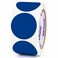 ChromaLabel 2 Inch Round Dark Blue Dot Stickers, 500/Roll