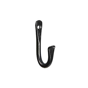 Achla Designs J-Hook Wall Bracket, 3-inch ,TSH-15, Black
