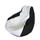 E-SeaRider Teardrop Marine Beanbag ,White/Black, Medium