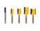 YONICO Router Bits Set Straight 5 Bit 1/4-Inch Shank 14522q