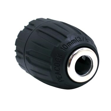 HFS,RKeyless Drill Chuck for 3/8" Drill with 24 UNF Thread Mount Shaft 0.8-10mm Capacity