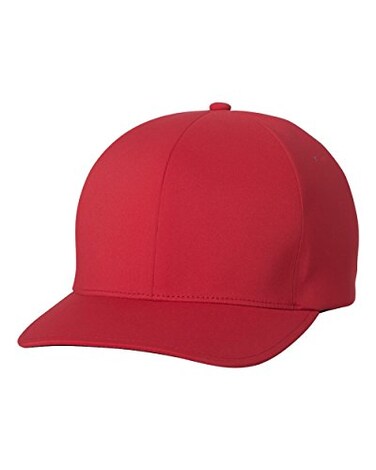 Flexfit Men's Delta Seamless Cap, Red, S/M