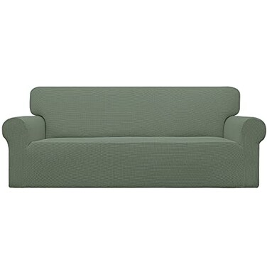Easy-Going Stretch Oversized Sofa Couch Slipcover Washable Greyish Green