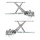 TRQ Front Manual Window Regulator Set