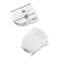 Advantus 75342 Panel Wall Clips for Fabric Panels, Standard Size, White, 50/Box