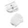 Advantus 75342 Panel Wall Clips for Fabric Panels, Standard Size, White, 50/Box