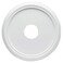 Westinghouse 7773200 16-Inch Smooth White Finish Ceiling Medallion