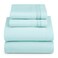 HearthHarbor Full Size Sheets - 4 Piece Bed Sheet Set, Hotel Luxury Double Brushed Bed Sheets - Extra Soft Bedding SheetsPillowcases, Full, Aqua Blue