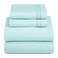 HearthHarbor Full Size Sheets - 4 Piece Bed Sheet Set, Hotel Luxury Double Brushed Bed Sheets - Extra Soft Bedding SheetsPillowcases, Full, Aqua Blue