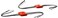 ABB ThomasBetts LD3 3 Pole Luminaire Dist Pack- 2 count ,Pack of 20