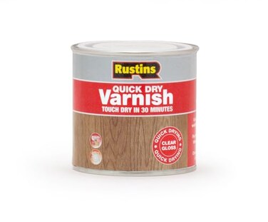 Rustins Quick Dry Varnish Clear Gloss 250ml8.5 Fl. Oz.