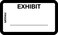 Tabbies 58092 252 Count 1-5/8 x 1 Inch Self-Adhesive Exhibit Labels, White