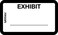 Tabbies 58092 252 Count 1-5/8 x 1 Inch Self-Adhesive Exhibit Labels, White