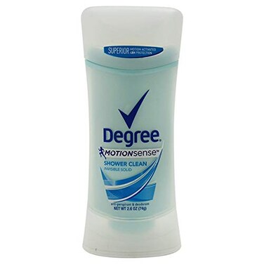 Degree Deodorant Womens Motion Sense Shower Clean Invisible Solid 2.6oz