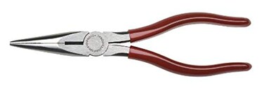 Proto - Needle-Nose Pliers W/Side Cutter - Coil Spring 5-9/16" ,J229-01G, Red