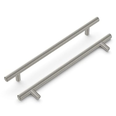 Hickory Hardware Bar Pulls Collection Pull 7-9/16 Inch ,192mmCenter to Center Stainless Steel Finish