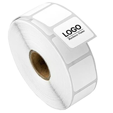 OfficeSmartLabels 1" x 1" Removable Square Direct Thermal Labels