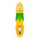 Joie Corn Cob Stripper, Durable Stainless Steel Blades, Secure Contoured Grip, Compact Peeler Cuts in Both Directions to Remove Kernels, Cute Kitchen Gadget, Great Canning Tool