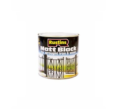 Rustins Quick Dry Matt Black Paint 250ml8.5 Fl. Oz.