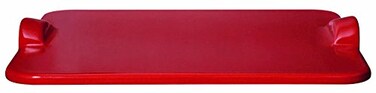Emile Henry Rectangular Pizza Grill/Oven Stone, 19.6" x 14.0", Burdy