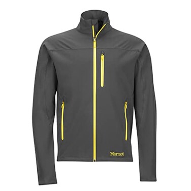 MARMOT Men's Tempo Jacket, Warm Breathable Water-Resistant Softshell, Slate Grey, X-Large