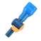 J.CARP ON-Off Switch Bite Valve Tube Nozzle Replacement for Hydration Pack Bladder ,Blue