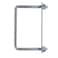 Hardware Essentials 320898 Square U-Bolt-3/8X3Lx4W, Zinc