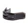 Brain Pad Adult Double Guard Single material Mouthguard ,Black