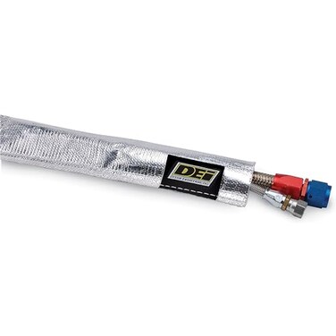 Design Engineering Heat Sheath Aluminized Sleeving&ldquo; 1-1/4" I.D. x 3 ft