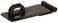 Hillman Hardware Essentials Fixed Staple Safety Hasp Black 3-1/2 Inch"- 851425