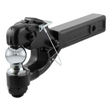 Curt 48007 Receiver Mount Combination Ball and Pintle Hook