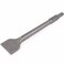 XtremepowerUS Wide Tile Chisel Bit for Demolition Jack Hammer 1-1/8" Hex 3" x 12" Long Flat Removal Chisel Scraping Construction Concrete Breaker Punch Drill