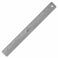 Business Source Nonskid 12" Ruler with Hanging Hole, Stainless Steel