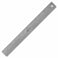 Business Source Nonskid 12" Ruler with Hanging Hole, Stainless Steel