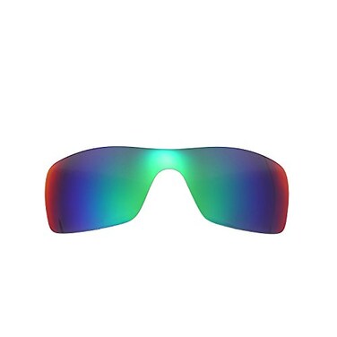 NicelyFit Polarized Replacement Lenses Shades for Oakley Batwolf Sunglasses Glass Frames ,Green Mirror