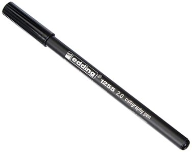 edding 1255 Calligraphy Pen, 2mm, Crimson Lake